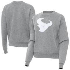 Houston Texans Antigua Women's Victory Pullover Sweatshirt - Heather Gray online