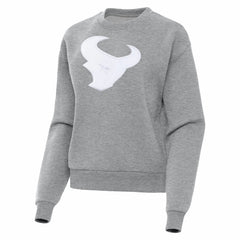 Houston Texans Antigua Women's Victory Pullover Sweatshirt - Heather Gray online