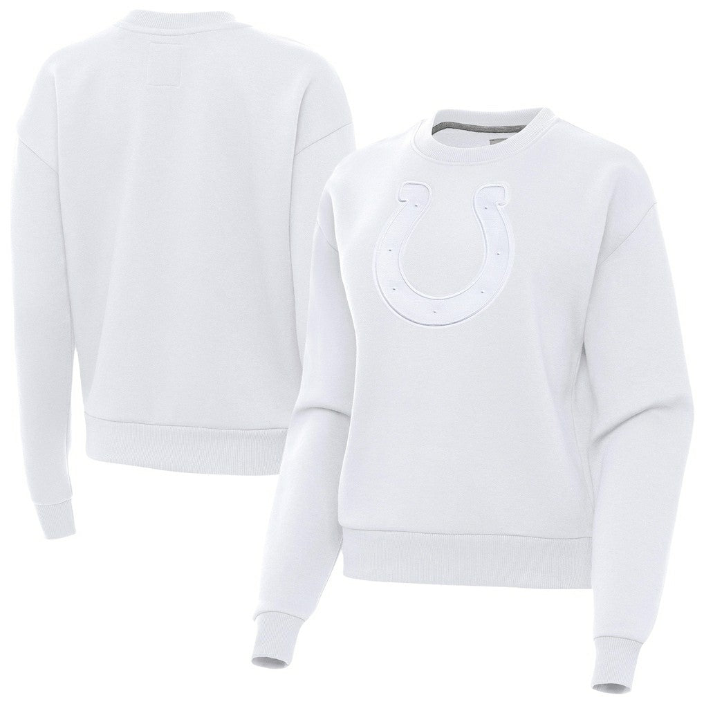 Indianapolis Colts Antigua Women's Victory Pullover Sweatshirt - White cheap