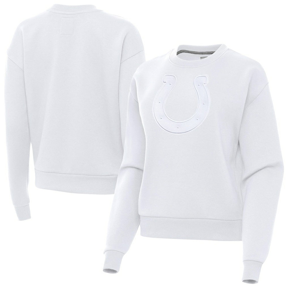 Indianapolis Colts Antigua Women's Victory Pullover Sweatshirt - White cheap