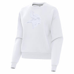 Minnesota Vikings Antigua Women's Victory Pullover Sweatshirt - White sale