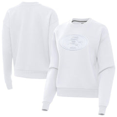 San Francisco 49ers Antigua Women's Victory Pullover Sweatshirt - White discount