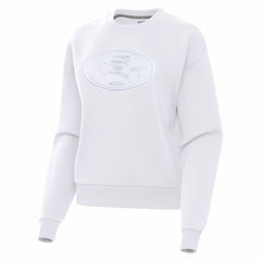 San Francisco 49ers Antigua Women's Victory Pullover Sweatshirt - White discount