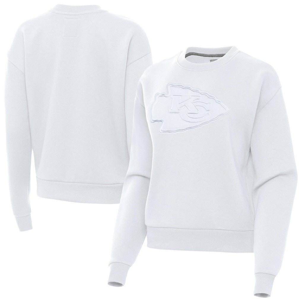 Kansas City Chiefs Antigua Women's Victory Pullover Sweatshirt - White online