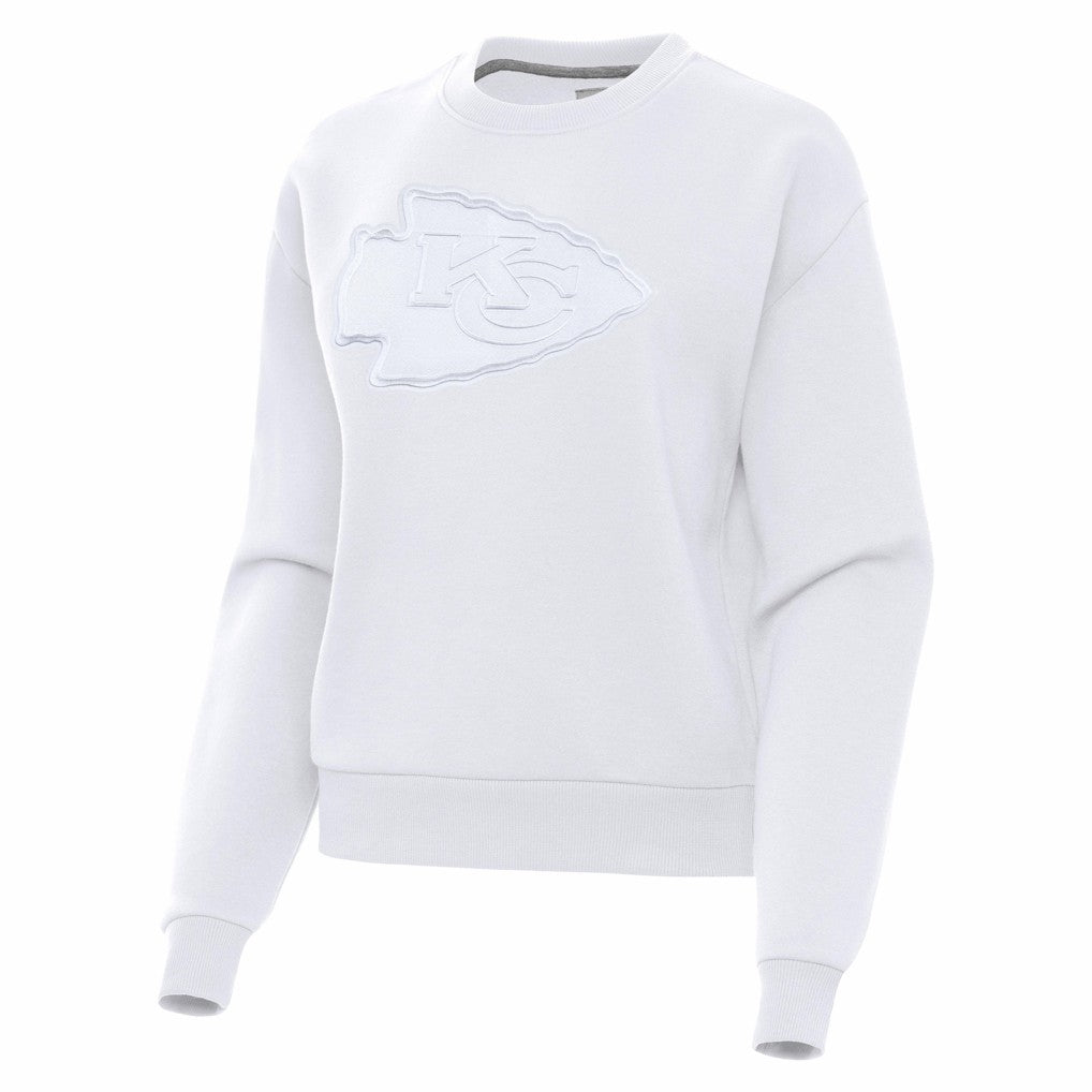 Kansas City Chiefs Antigua Women's Victory Pullover Sweatshirt - White online