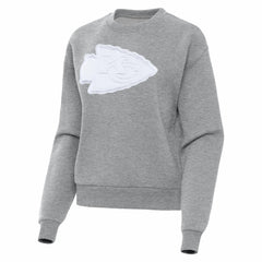 Kansas City Chiefs Antigua Women's Victory Pullover Sweatshirt - Heather Gray online