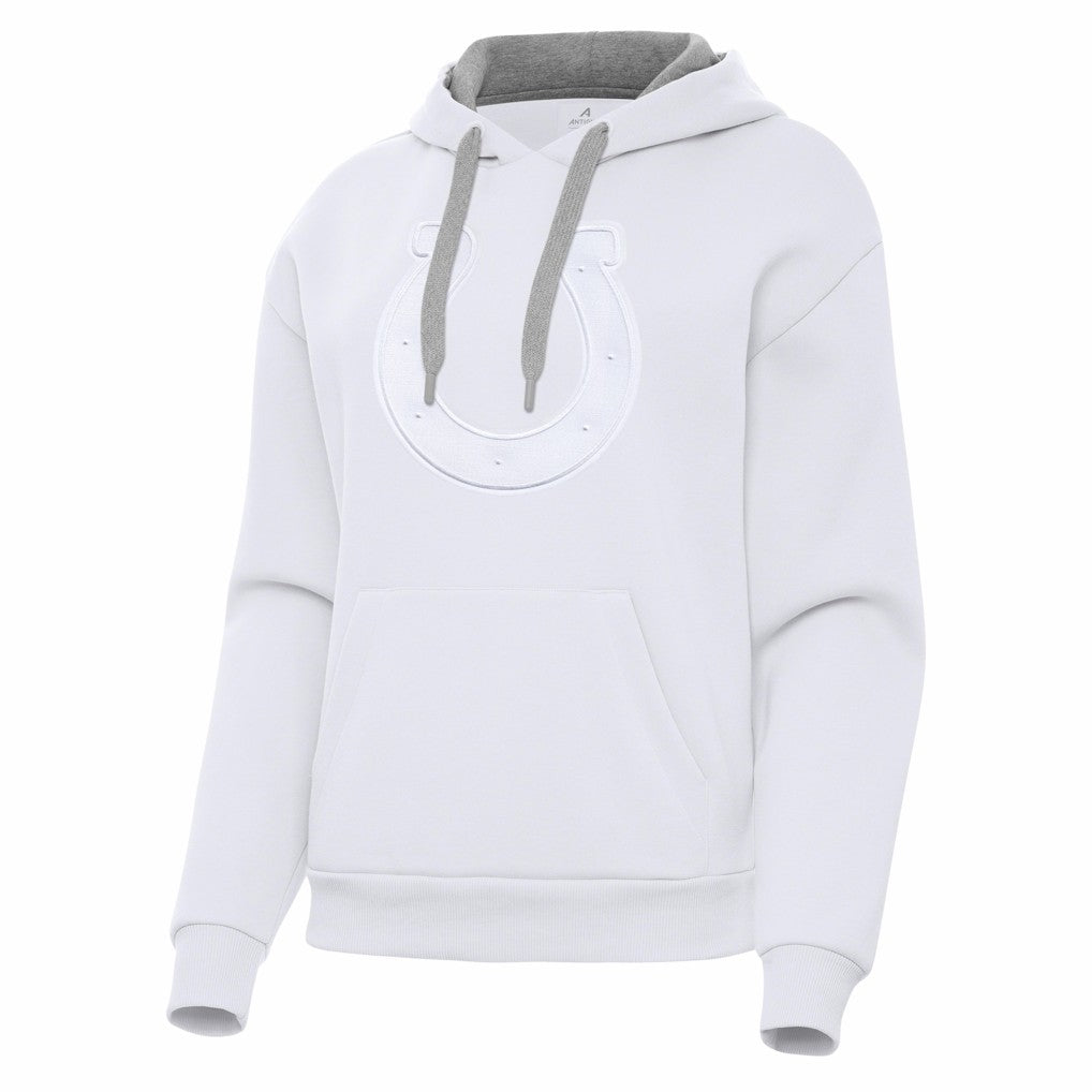 Indianapolis Colts Antigua Women's Victory Pullover Hoodie - White sale