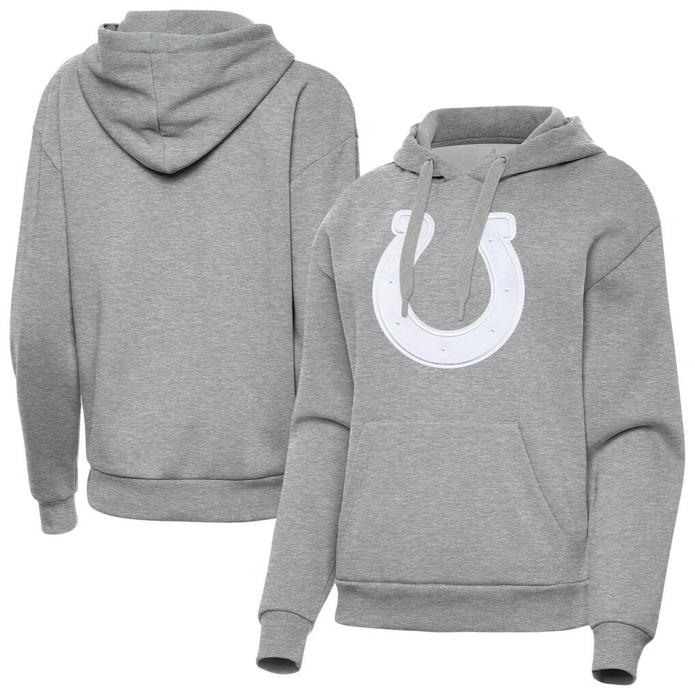 Indianapolis Colts Antigua Women's Victory Pullover Hoodie - Heather Gray sale