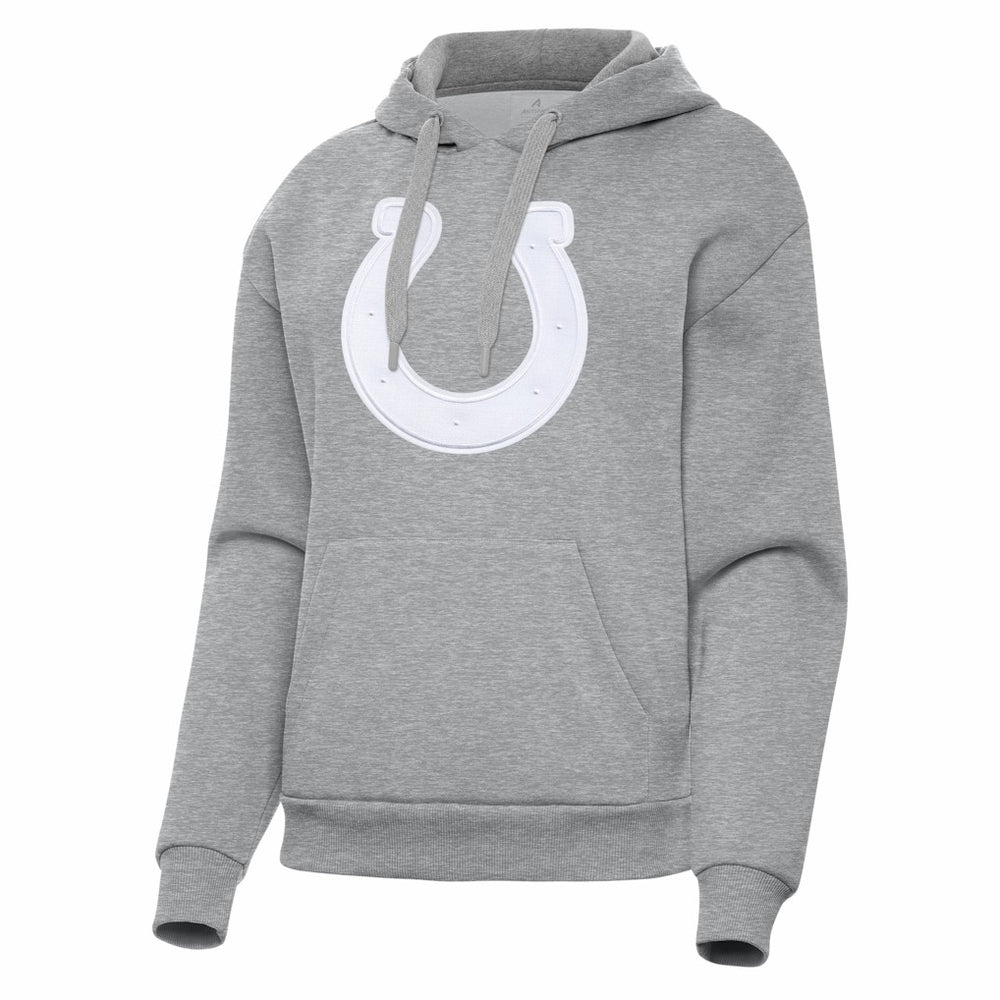Indianapolis Colts Antigua Women's Victory Pullover Hoodie - Heather Gray sale