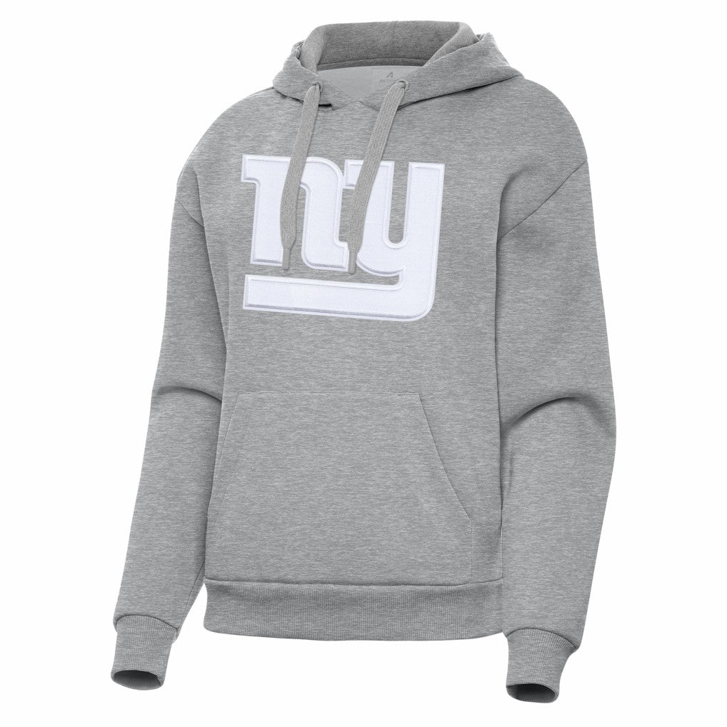 New York Giants Antigua Women's Victory Pullover Hoodie - Heather Gray on sale