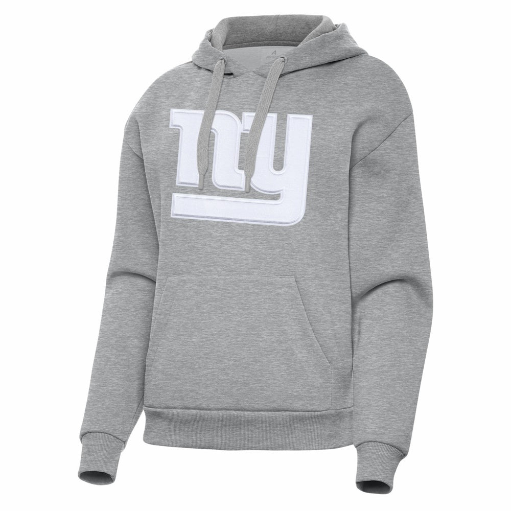 New York Giants Antigua Women's Victory Pullover Hoodie - Heather Gray on sale