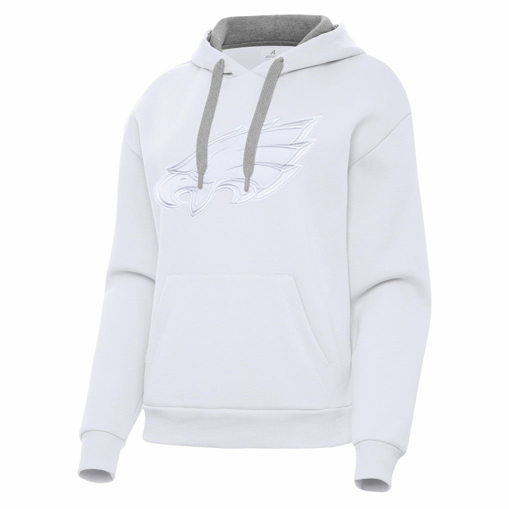 Philadelphia Eagles Antigua Women's Victory Pullover Hoodie - White discount