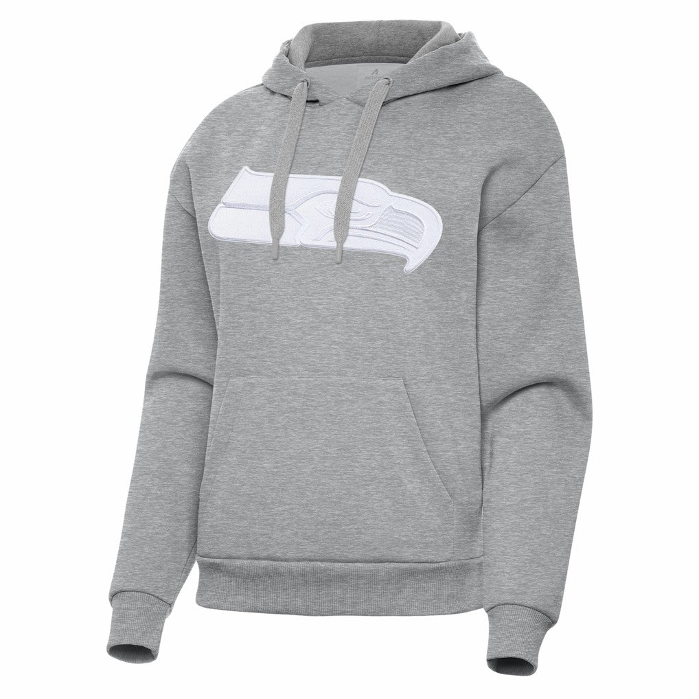 Seattle Seahawks Antigua Women's Victory Pullover Hoodie - Heather Gray online
