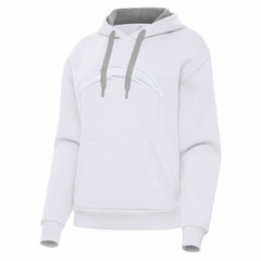 Los Angeles Chargers Antigua Women's Victory Pullover Hoodie - White for sale