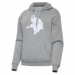 Minnesota Vikings Antigua Women's Victory Pullover Hoodie - Heather Gray cheap