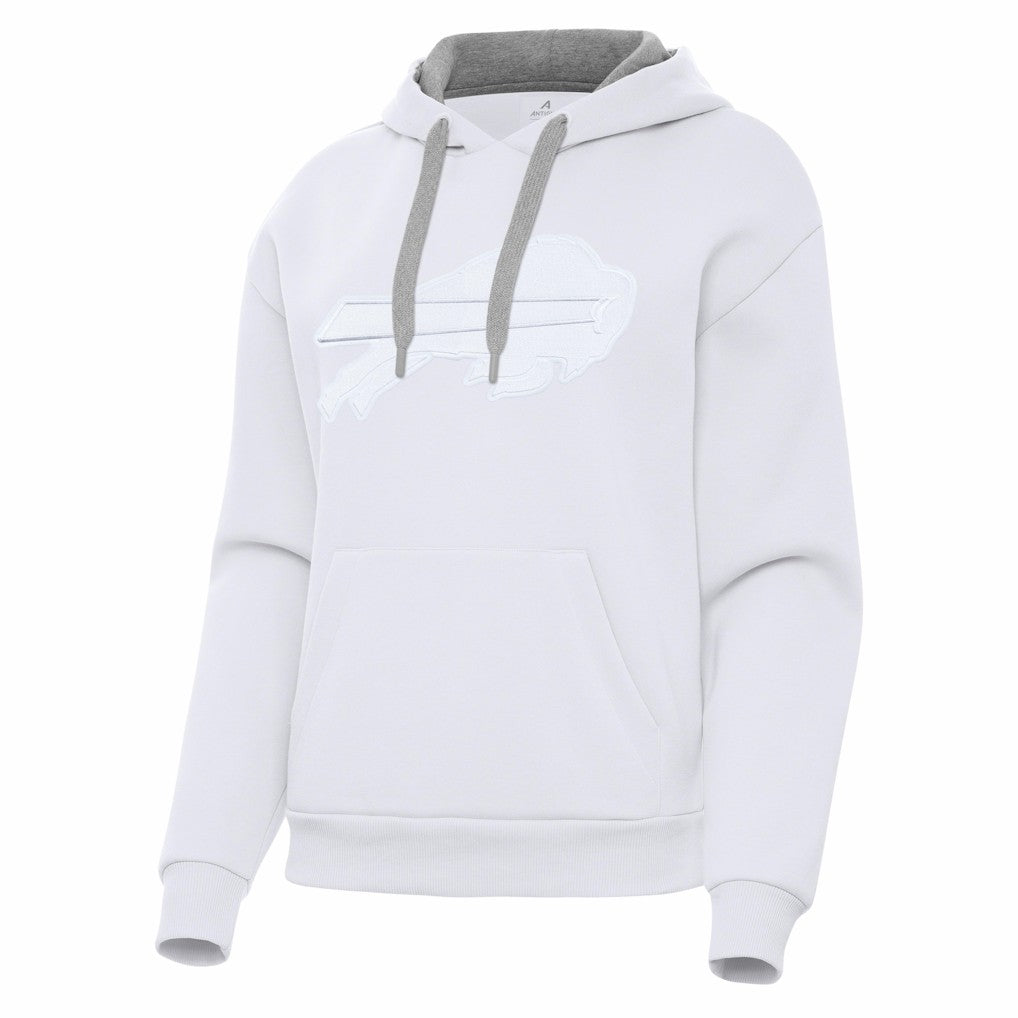 Buffalo Bills Antigua Women's Victory Pullover Hoodie - White discount