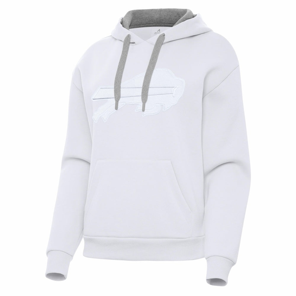 Buffalo Bills Antigua Women's Victory Pullover Hoodie - White discount