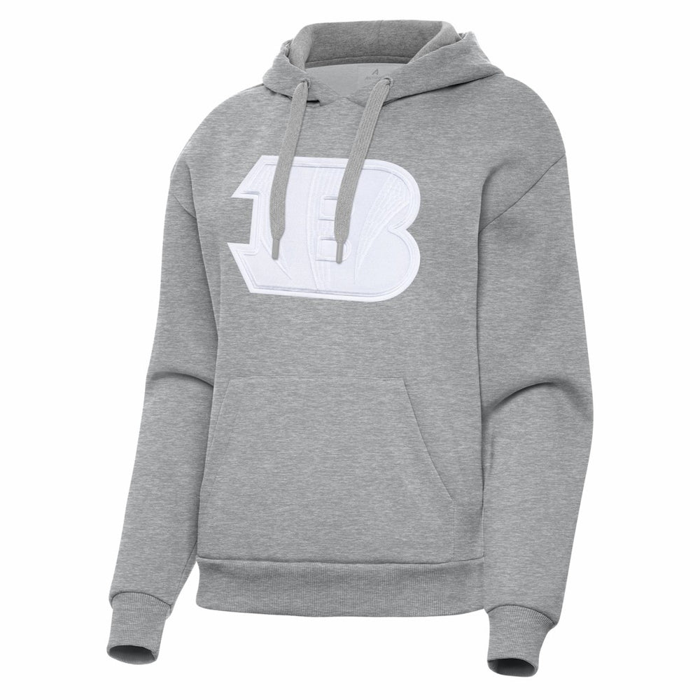 Cincinnati Bengals Antigua Women's Victory Pullover Hoodie - Heather Gray online