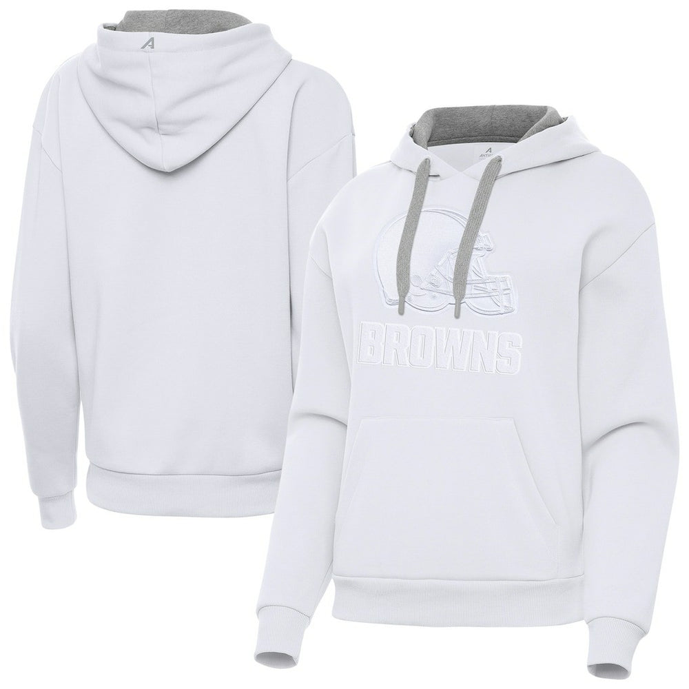 Cleveland Browns Antigua Women's Victory Pullover Hoodie - White online