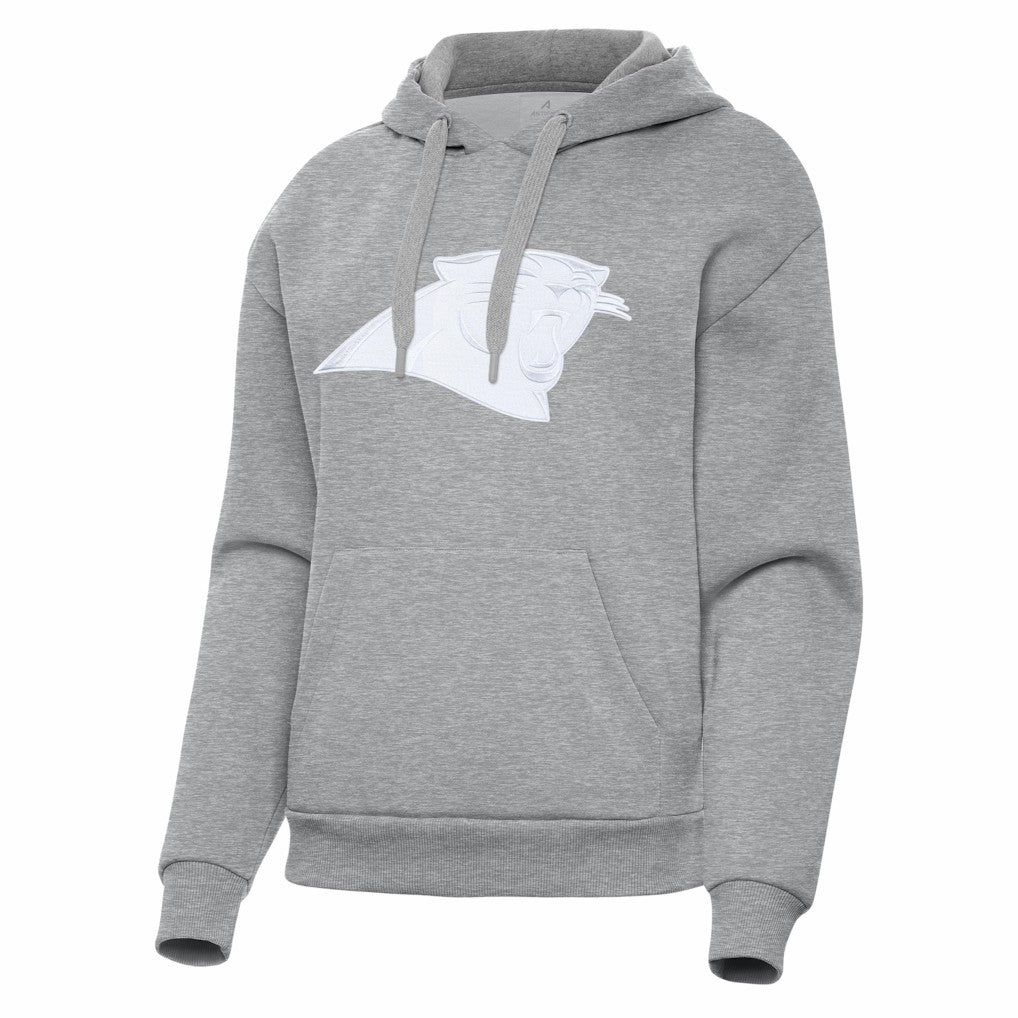 Carolina Panthers Antigua Women's Victory Pullover Hoodie - Heather Gray sale