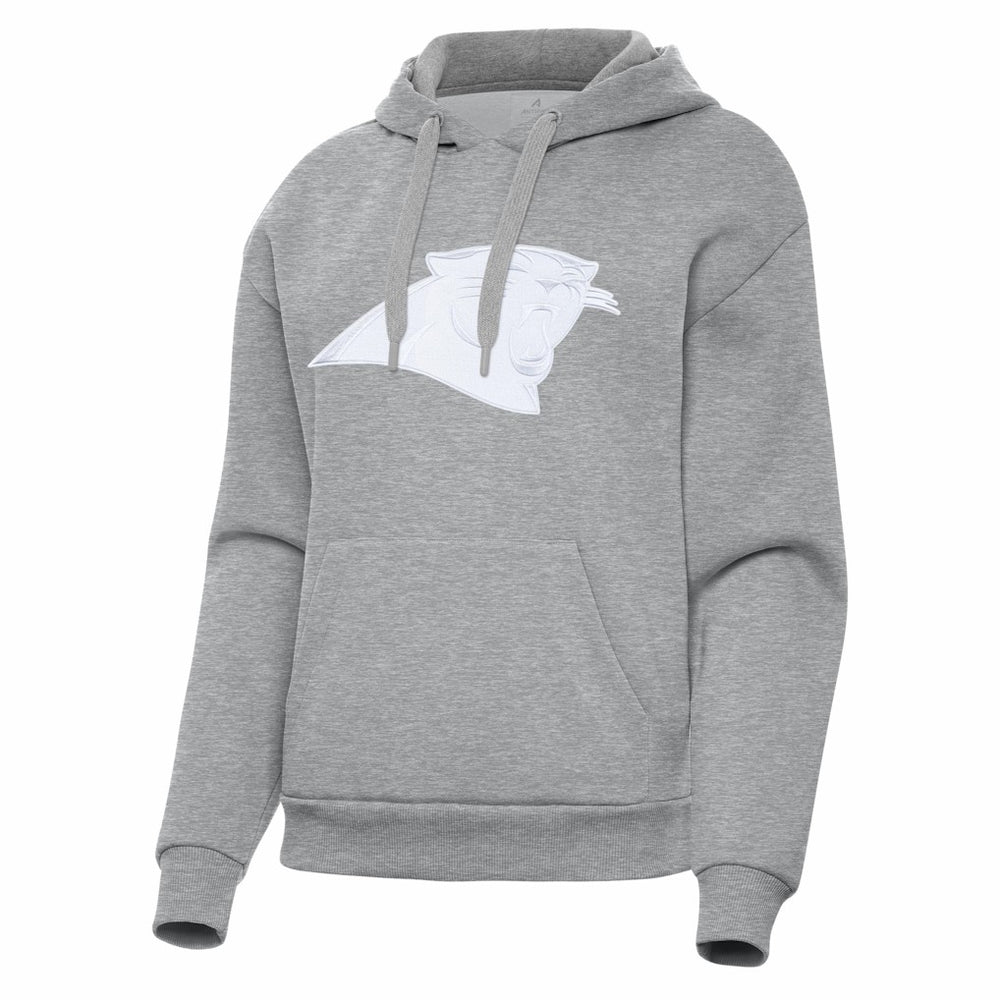 Carolina Panthers Antigua Women's Victory Pullover Hoodie - Heather Gray sale