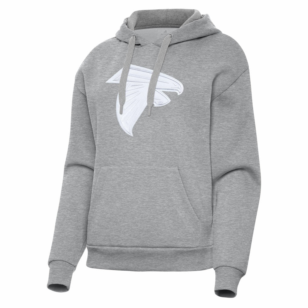 Atlanta Falcons Antigua Women's Victory Pullover Hoodie - Heather Gray outlet