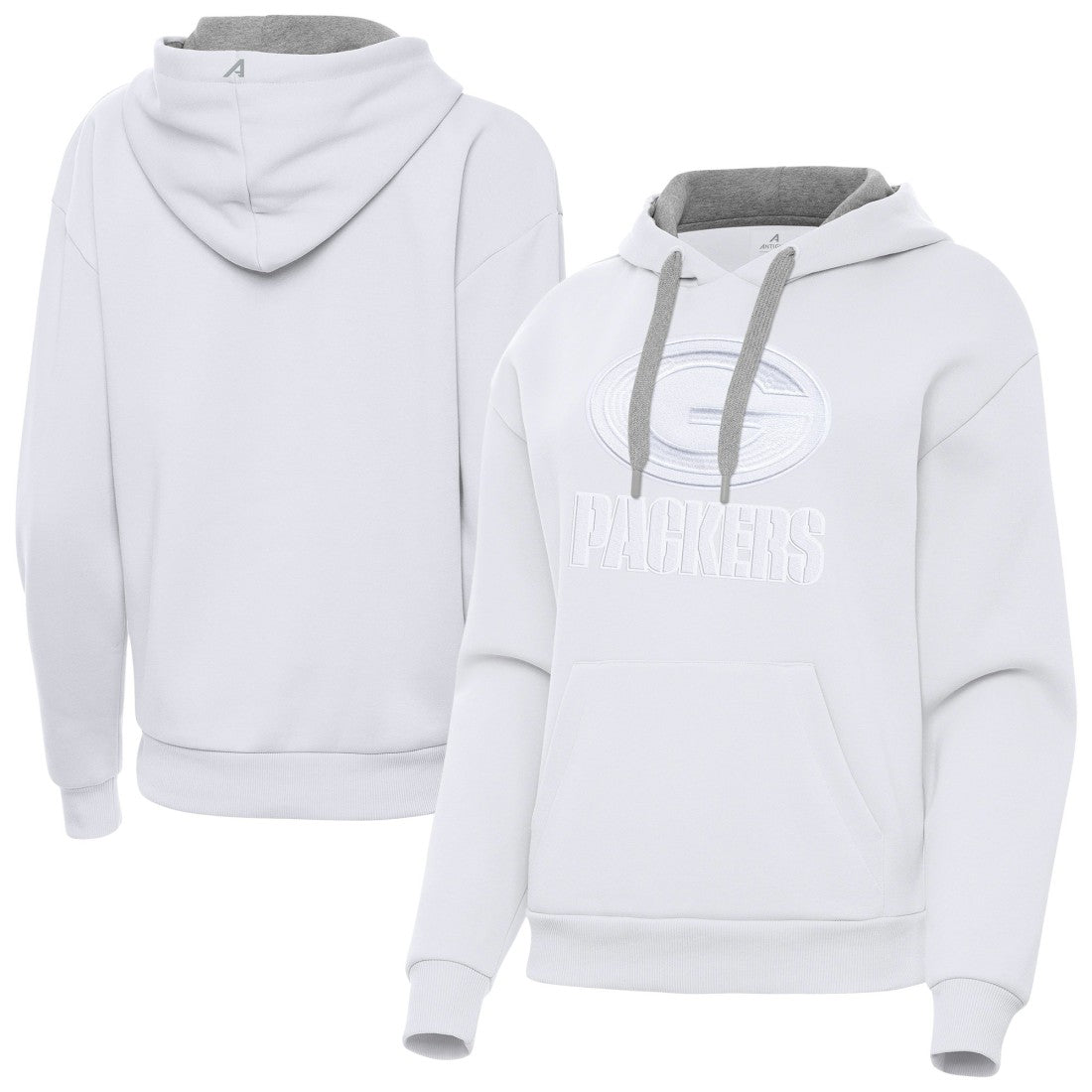 Green Bay Packers Antigua Women's Victory Pullover Hoodie - White discount