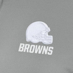 Cleveland Browns Antigua Women's Reprocess Quarter-Zip Top - Gray outlet