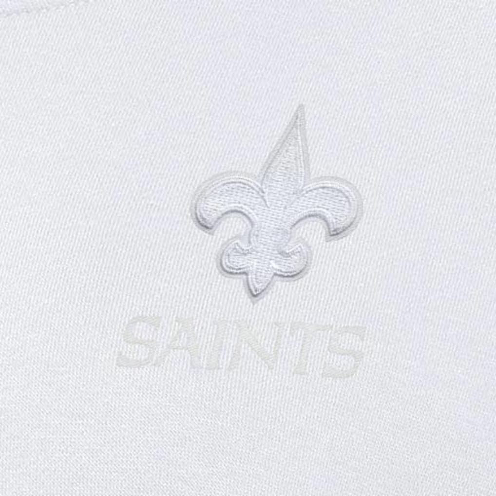 New Orleans Saints Antigua Women's Victory Crew Pullover Sweatshirt - White sale