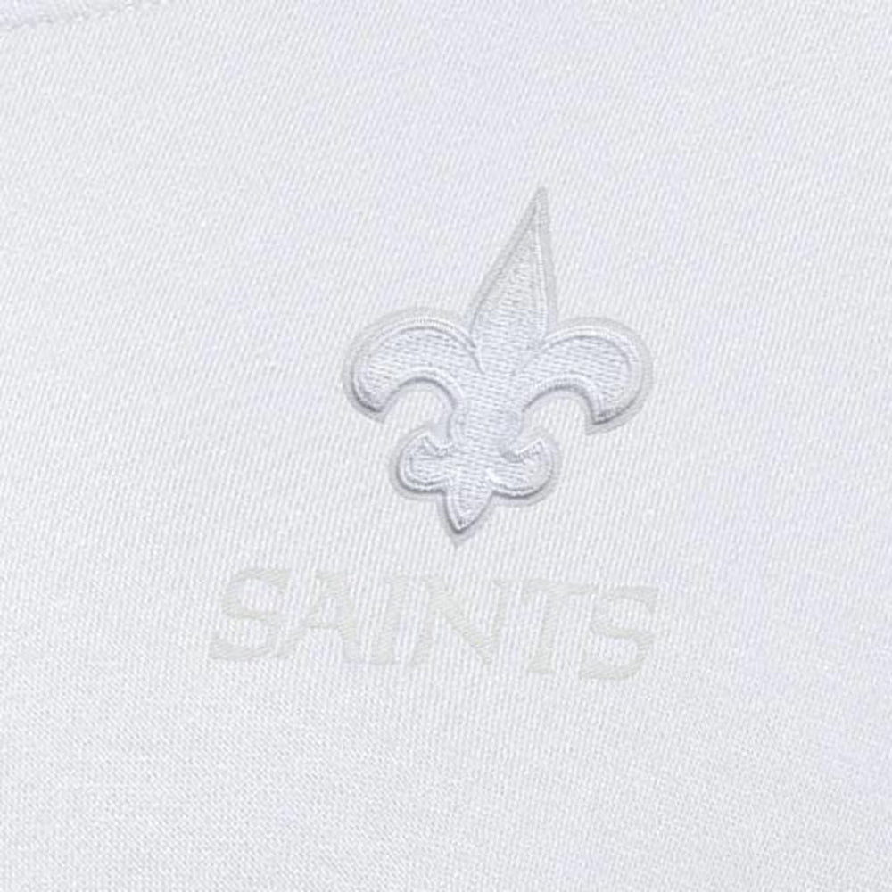 New Orleans Saints Antigua Women's Victory Crew Pullover Sweatshirt - White sale
