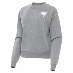 Tampa Bay Buccaneers Antigua Women's Victory Crew Pullover Sweatshirt - Heather Gray for sale