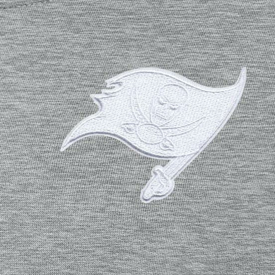 Tampa Bay Buccaneers Antigua Women's Victory Crew Pullover Sweatshirt - Heather Gray for sale