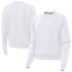 Seattle Seahawks Antigua Women's Victory Crew Pullover Sweatshirt - White online