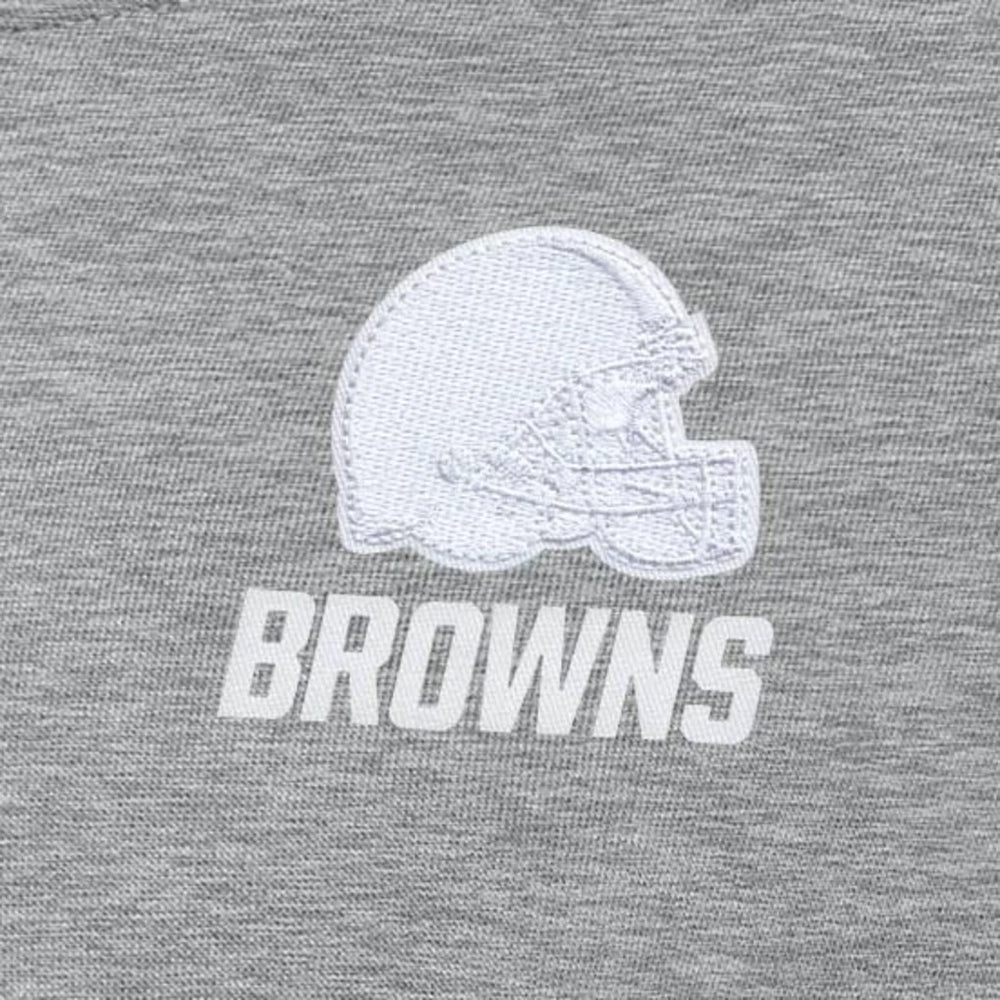 Cleveland Browns Antigua Women's Victory Crew Pullover Sweatshirt - Heather Gray on sale