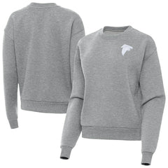 Atlanta Falcons Antigua Women's Victory Crew Pullover Sweatshirt - Heather Gray sale