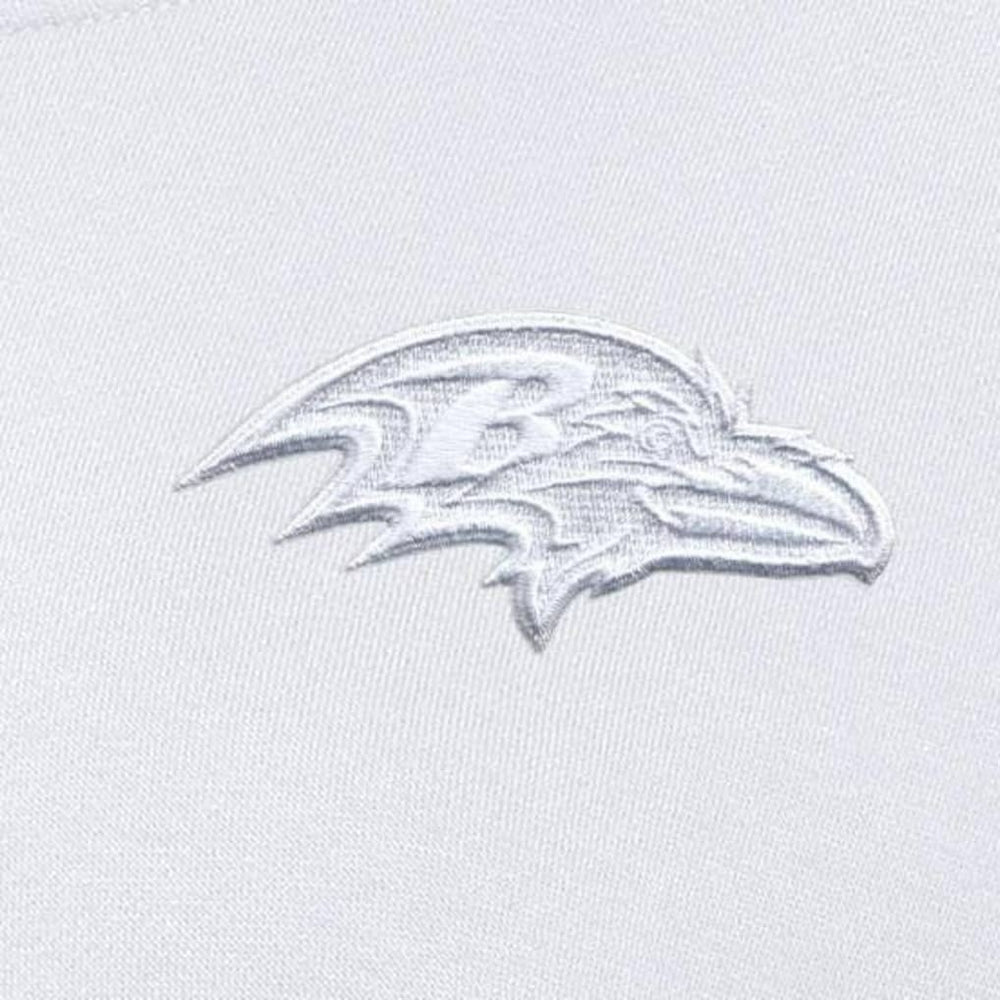 Baltimore Ravens Antigua Women's Victory Crew Pullover Sweatshirt - White cheap