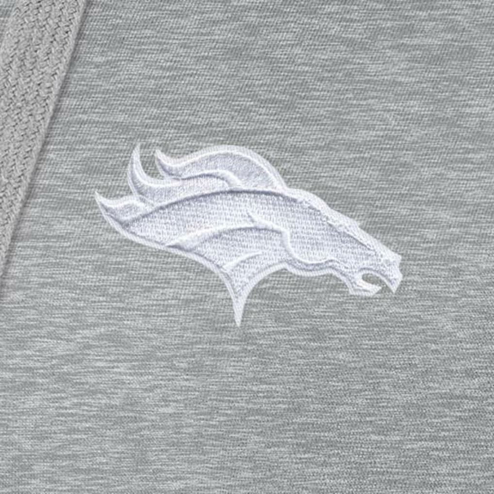 Denver Broncos Antigua Women's Victory Pullover Hoodie - Heather Gray cheap