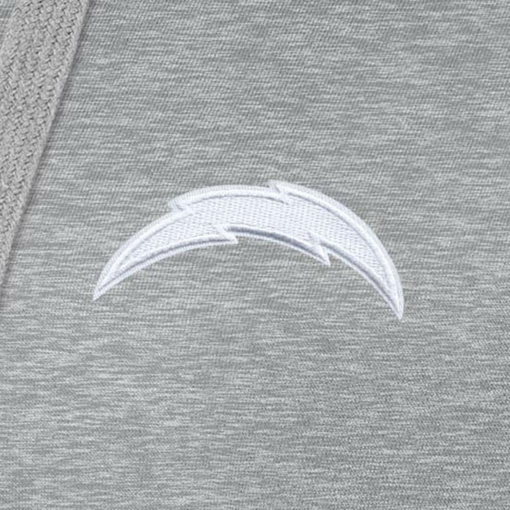 Los Angeles Chargers Antigua Women's Victory Pullover Hoodie - Heather Gray discount