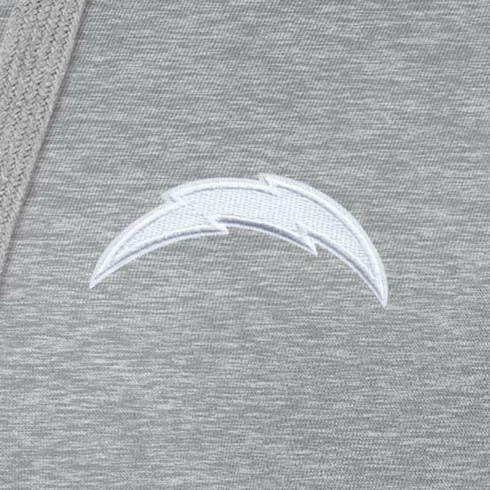 Los Angeles Chargers Antigua Women's Victory Pullover Hoodie - Heather Gray discount