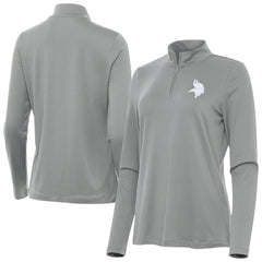 Minnesota Vikings Antigua Women's Reprocess Quarter-Zip Top - Gray sale