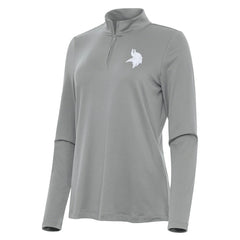 Minnesota Vikings Antigua Women's Reprocess Quarter-Zip Top - Gray sale