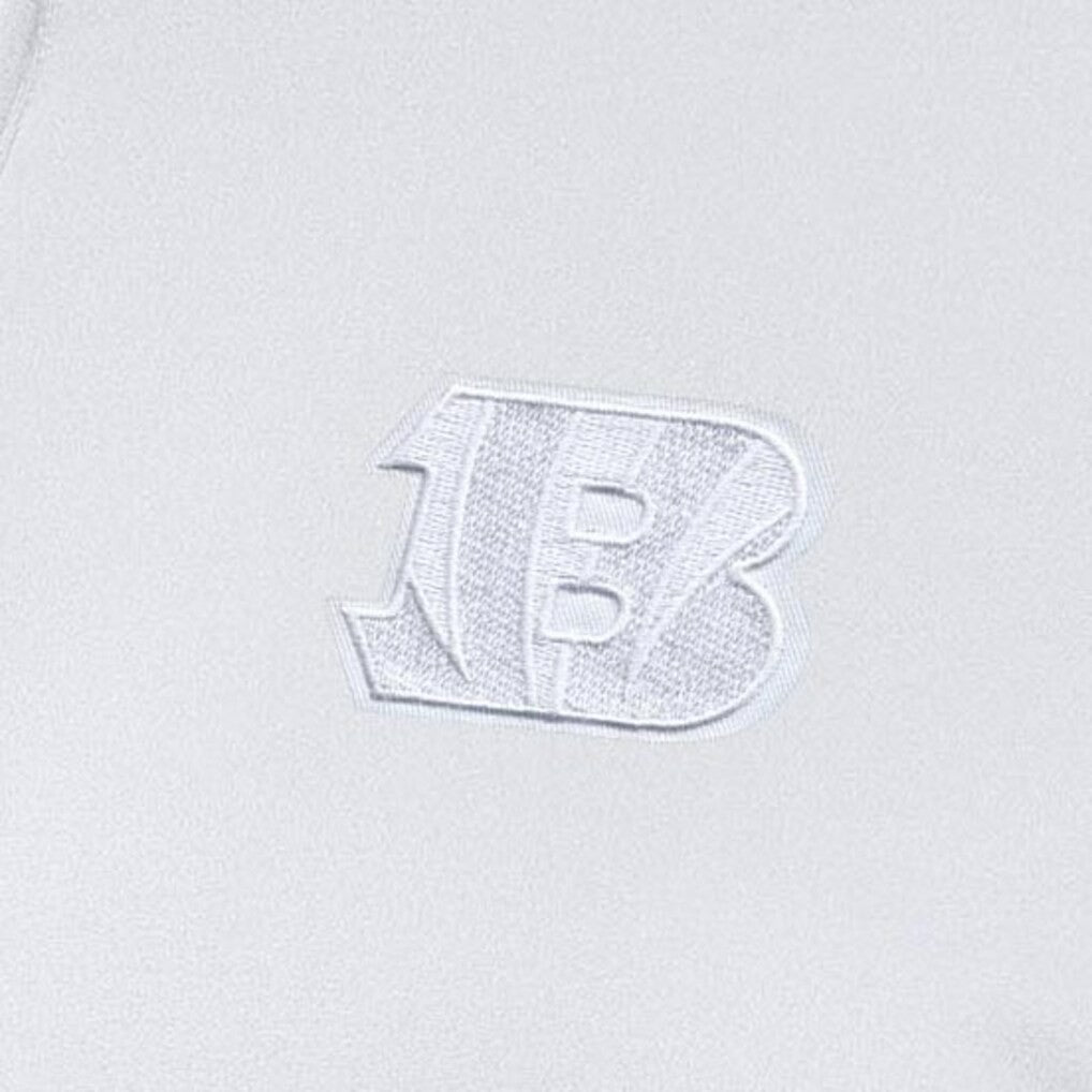 Cincinnati Bengals Antigua Women's Reprocess Quarter-Zip Top - White outlet