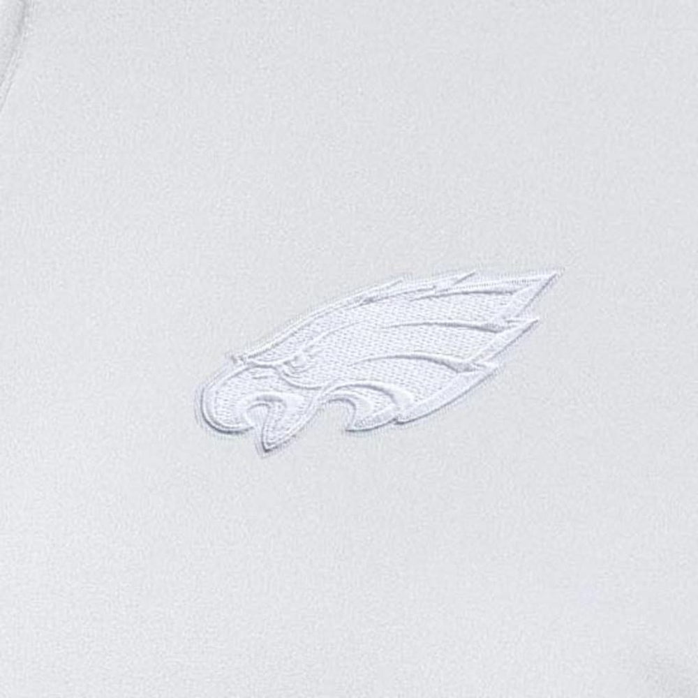 Philadelphia Eagles Antigua Women's Reprocess Quarter-Zip Top - White sale