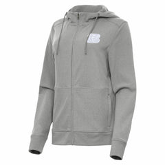 Cincinnati Bengals Antigua Women's Seeker Full-Zip Hoodie Jacket - Heather Gray for sale