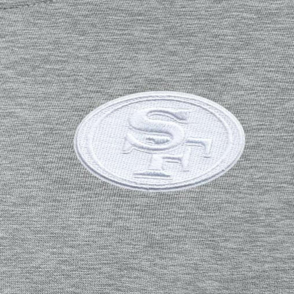 San Francisco 49ers Antigua Women's Victory Crew Pullover Sweatshirt - Heather Gray outlet