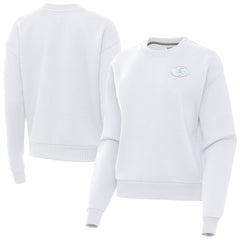 San Francisco 49ers Antigua Women's Victory Crew Pullover Sweatshirt - White outlet