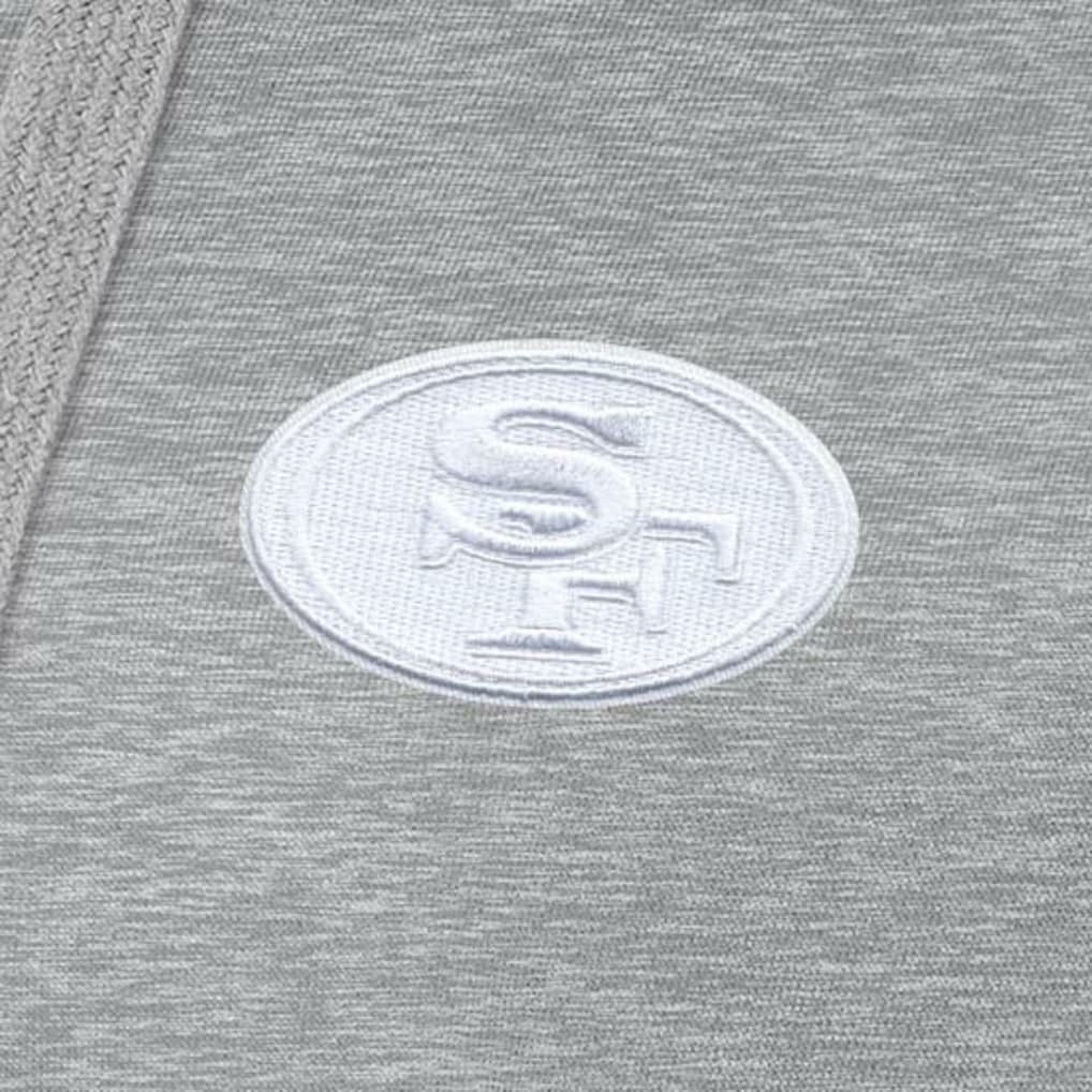 San Francisco 49ers Antigua Women's Victory Pullover Hoodie - Heather Gray on sale