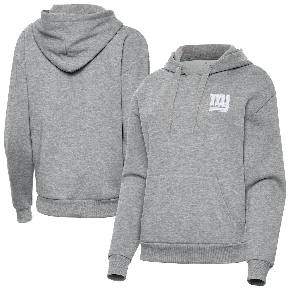 New York Giants Antigua Women's Victory Pullover Hoodie - Heather Gray outlet
