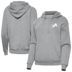 Detroit Lions Antigua Women's Victory Pullover Hoodie - Heather Gray sale