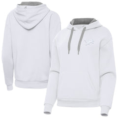 Detroit Lions Antigua Women's Victory Pullover Hoodie - White cheap